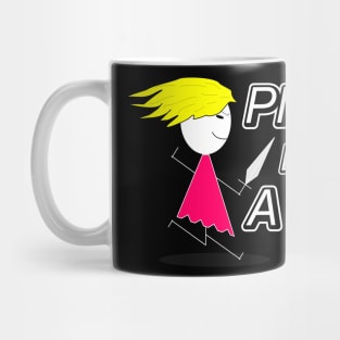 PLAY LIKE A GIRL FOR BLACK Mug